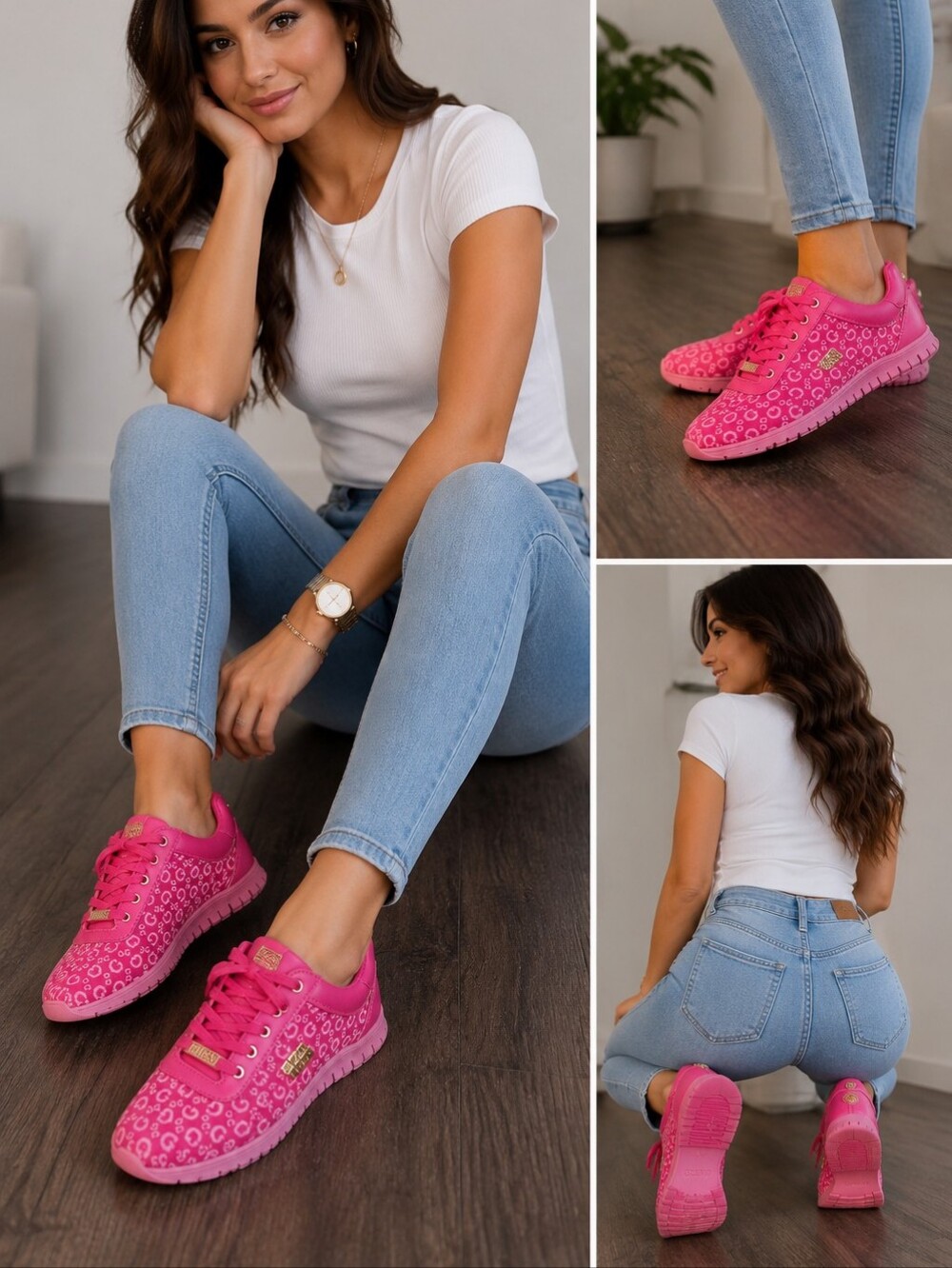 GUESS RED WOMEN SNEAKERS 👟